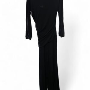 Gianfranco Ferre Black Long Sleeve Jumpsuit (Can450)